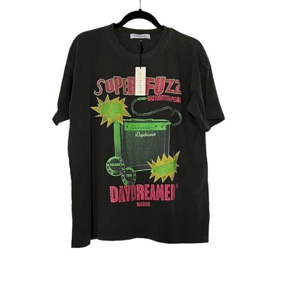 Daydreamer Super Fuzz Neon Crewneck Graphic Merch Tee XS New NWT - Picture 3 of 4
